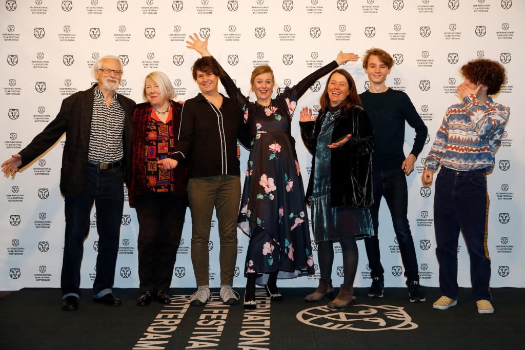 ROTTERDAM - IFFR 2020 - Photocall Sonja Wyss, director of the film Farewell Paradise and cast in de Pathe. Photo Bas Czerwinski